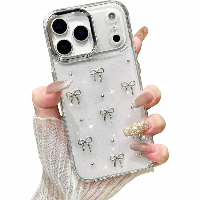 Etui Phoneo Glitter Bow - Apple iPhone 17 Pro