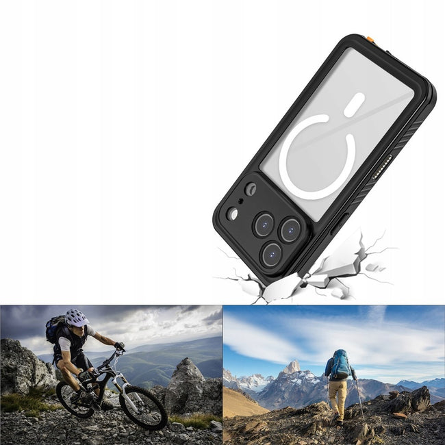 Redpepper® Etui Wodoodporne, Pancerne - iPhone 17 Pro - IP68, ochrona do 3 m