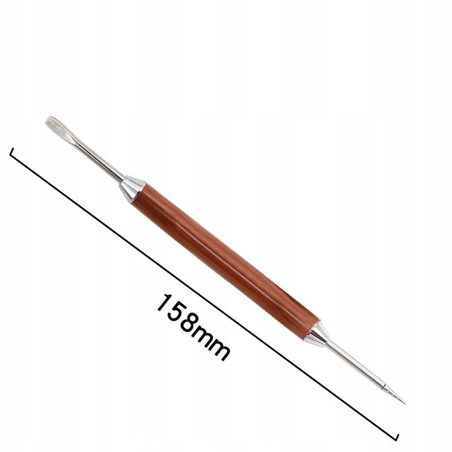 Igła / Rysik do Latte Art ze Stali Nierdzewnej i Drewna