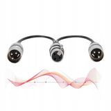 Kabel / Rozdzielacz XLR Mikrofonowy - 1x Żeński do 2x Męski