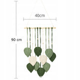 Makrama Łapacz Snów Liście v2