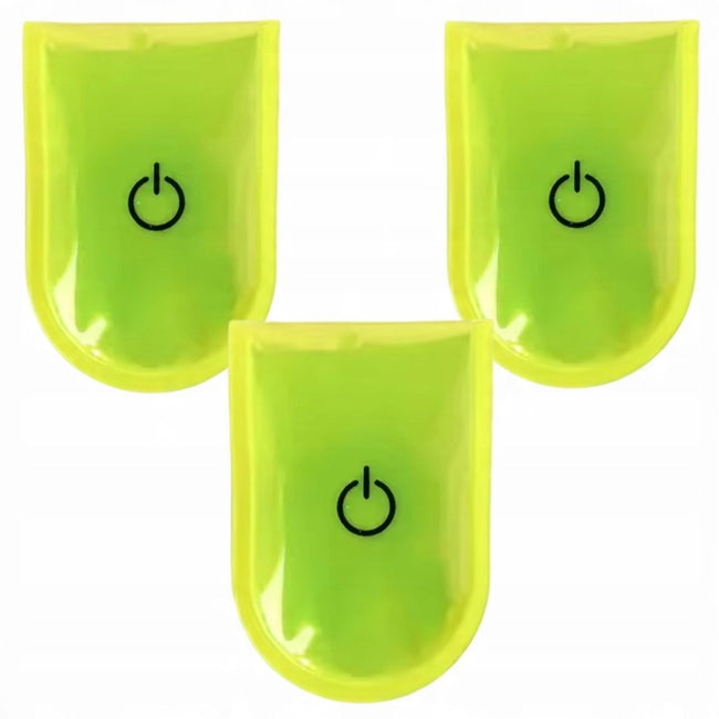 Opaska LED Phoneo / Odblaskowy Klips Magnetyczny - 3szt.