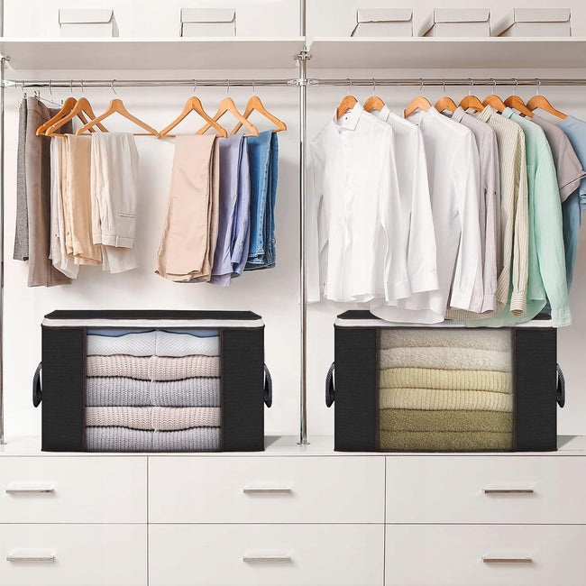 Organizer Torba do Przechowywania Ubrań, Pościeli, Kołdry - 90L