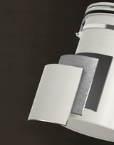 Stalowa Puszka Hermetyczna na Kawę i Żywność - 1.8L - Biała