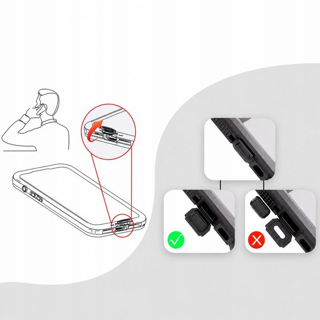 Etui wodoodporne RedPepper do MagSafe - Samsung Galaxy S26