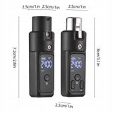 Bezprzewodowy System Mikrofonowy XLR z Technologią UHF 2 do 1