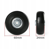 Wymienne Kółka do Walizki z Zestawem Montażowym - 4szt.