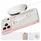 Etui Phoneo Flip z Klapką RFID do MagSafe do iPhone 17 Pro Max - Różowe