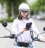 Uchwyt Motocyklowy na Kierownicę - Magnetyczny, Wodoodporny, Obrotowy