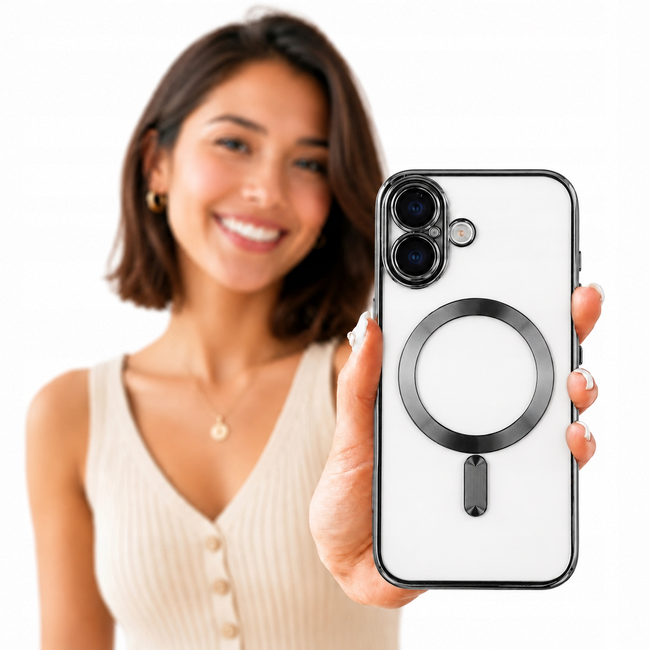 Etui Phoneo Camera Case do MagSafe - Czarne - Apple iPhone 17