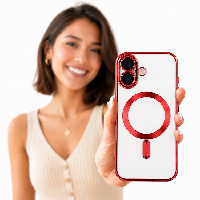 Etui Phoneo Camera Case do MagSafe - Czerwone - Apple iPhone 17