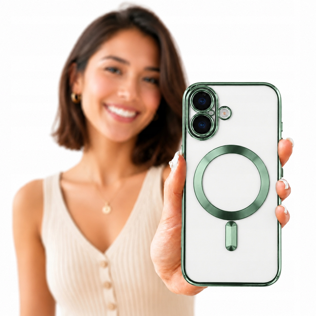 Etui Phoneo Camera Case do MagSafe - Zielone - Apple iPhone 17