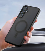 Etui Candy Matte do MagSafe do Samsung Galaxy S25 - Czarne