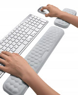 Podkładki Ergonomiczne pod Mysz i Klawiaturę - Szare