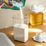 Pojemnik z Miarką na Proszek / Płyn do Płukania - 2,3L, miarka 150 ml