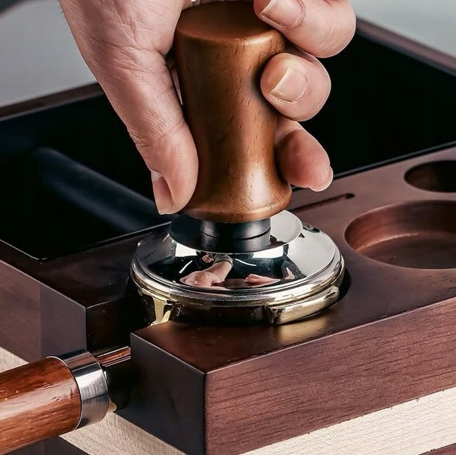 Zestaw Tamper + Leveler do Kawy w Kolbie z Ekspresu - 51 mm