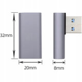 Adapter Phoneo USB → USB (3.1) Kątowy Łamany - 90° v2