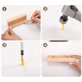 Zestaw 5x Uchwyt Ścienny na Płyty Winylowe LP EP - Drewno Dębowe