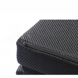 Podnóżek Biurowy pod Nogi - Materiałowy - Regulowany - Czarny