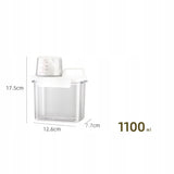 Pojemnik z Miarką na Proszek / Płyn do Płukania - 1,1L - miarka 150 ml