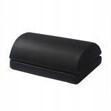 Podnóżek Biurowy pod Nogi - Materiałowy - Regulowany - Czarny