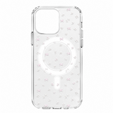 Etui Phoneo Bow Mag do iPhone 16 Pro, kwiaty i kokardki, do MagSafe