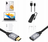 Przedłużacz Phoneo USB-C 3.2 1 m, PD 100 W, 10 Gb/s, 4K 60 Hz