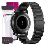 Bransoleta Stalowa Phoneo® do Smartwatcha, Zegarka - Uniwersalna - 20 mm - Czarna