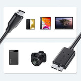 Kabel USB-C do Micro USB Typu B - do Ładowania i Synchronizacji Danych