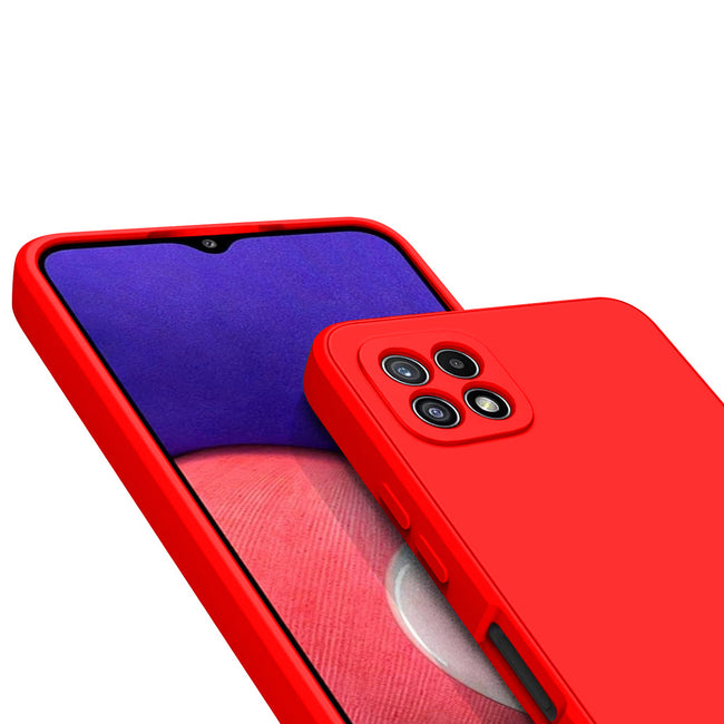 Etui Jelly Case do Samsung Galaxy A22 5G - Czerwony