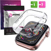 Etui Silikonowe Crystal Case do Apple Watch - 44 mm, przezroczyste