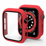 Etui 360 Case + Szkło do Apple Watch - 38 mm - Czerwony