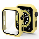 Etui 360 Case + Szkło do Apple Watch - 38 mm - Żółty
