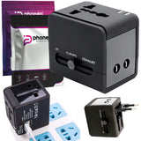 Adapter Podróżny Phoneo® Przejściówka Wtyczka EU / PL / US / UK