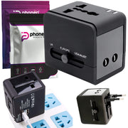 Adapter Podróżny Phoneo® Przejściówka Wtyczka EU / PL / US / UK