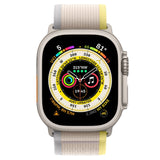 Pasek / Opaska Elastyczny na Rzep do Apple Watch 42 / 44 / 45 / 49mm - Piaskowy