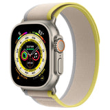 Pasek / Opaska Elastyczny na Rzep do Apple Watch 42 / 44 / 45 / 49mm - Piaskowy