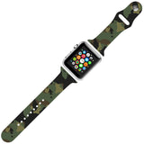 Pasek Gumowy, Opaska do Apple Watch 42/44/45/49 mm - Moro Zielony