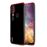 Etui Silikonowe Luxury Plated - Huawei P20 Lite - Czerwony