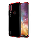 Etui Silikonowe Luxury Plated - Huawei P30 - Czerwony