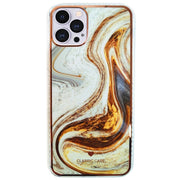 Etui Marble New Gold Case - iPhone 12