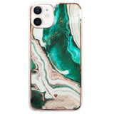 Etui Marble New Green Case - iPhone 12 Mini