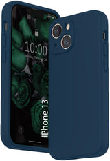 Etui Silikonowe - Liquid Silicone - iPhone 13 - Granatowy