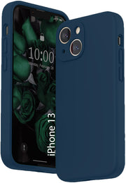 Etui Silikonowe - Liquid Silicone - iPhone 13 - Granatowy