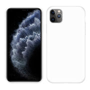 Etui Silikonowe - Liquid Silicone - iPhone 11 Pro Max - Biały