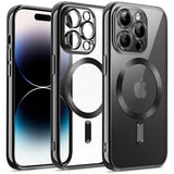 Etui Silikonowe Camera Protect do Magsafe - iPhone 14 Pro - Czarny