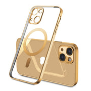 Etui Silikonowe do MagSafe - iPhone 14 Plus - Złoty