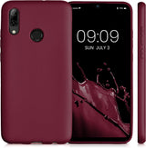 Etui Silikonowe Candy Kolor - Huawei P Smart 2019 - Burgundowy