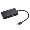 Adapter 3w1 - MINI Display Port -> HDMI + VGA + DVI — 4K@30Hz, 1080p@60Hz