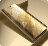 Etui Clear View - Huawei P20 - Złoty